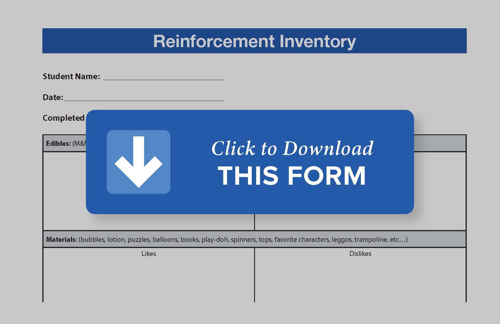 Download Reinforcement Inventory Form