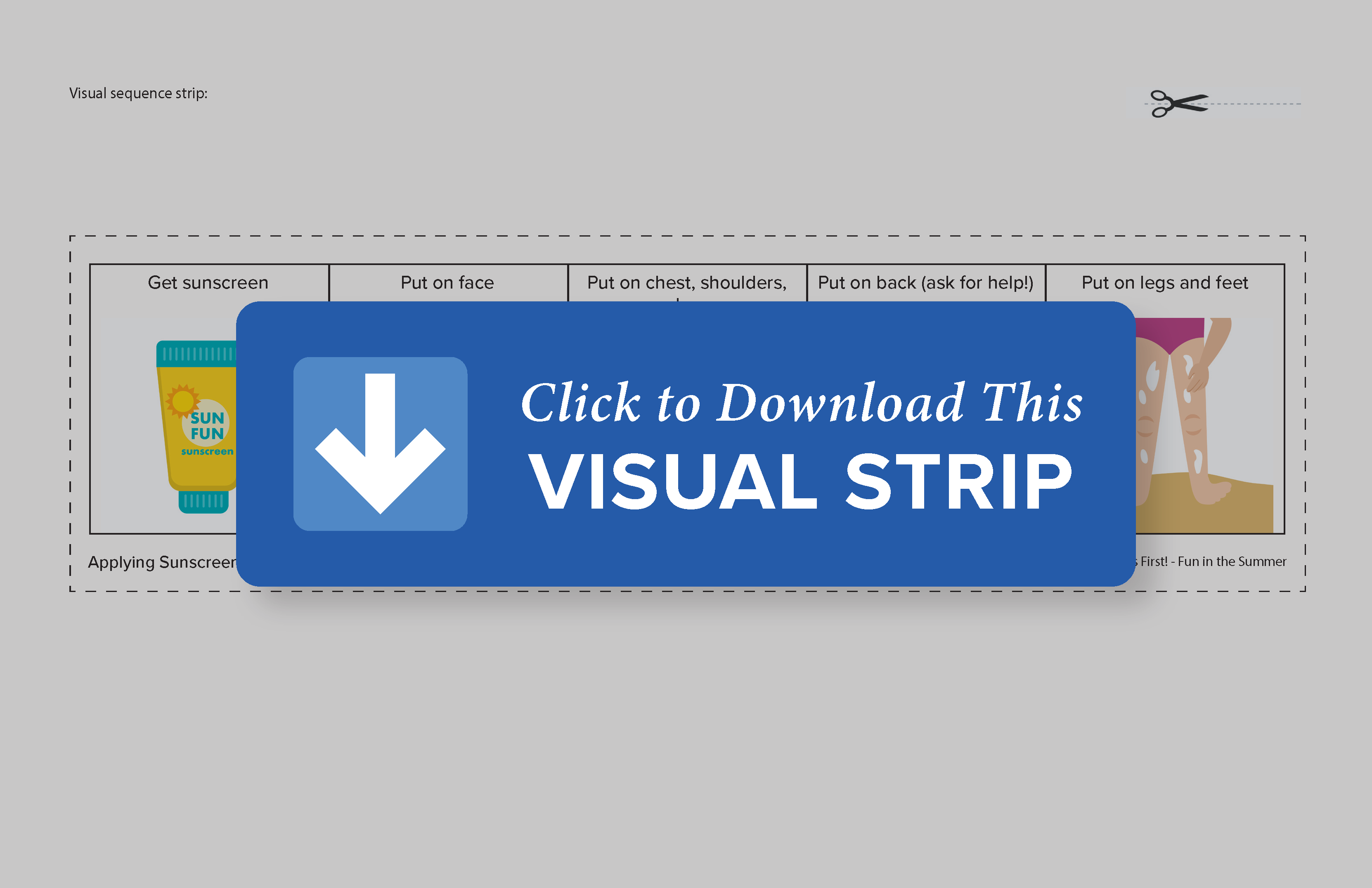 Sunscreen Visual Strip